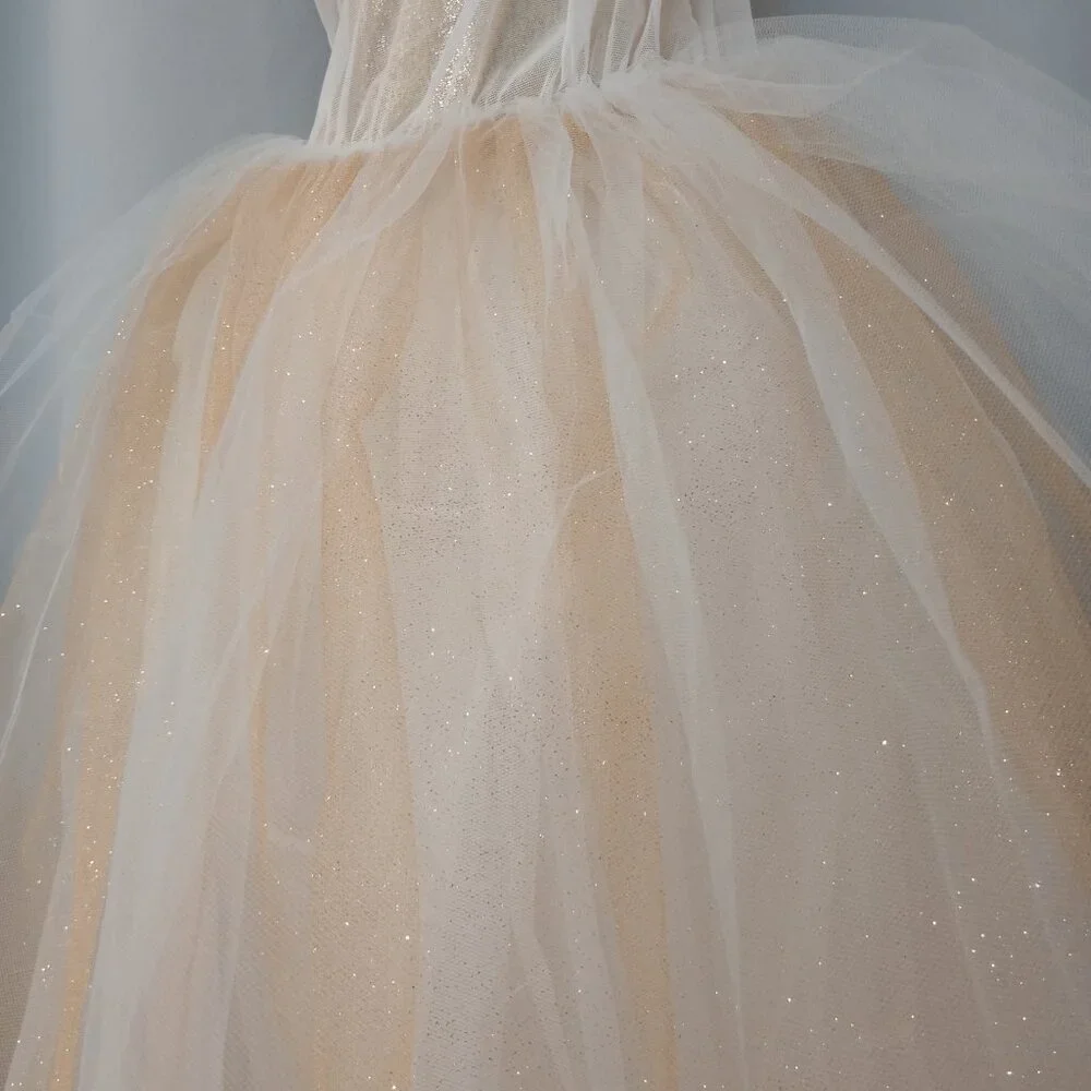 Curtain Call Dance Costume Style C501L Gold and White Tutu Size CME - Picture 3 of 9